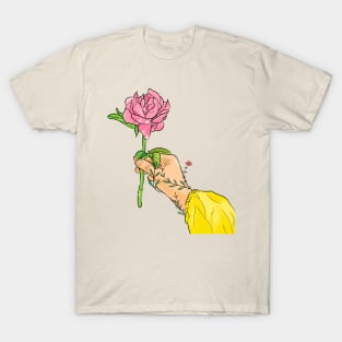 Hand Holding A Rose T-Shirt